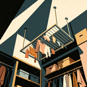 Overhead Drying Rack Installation