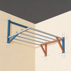 Custom Drying Rack Installation