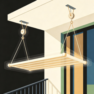 Pulley Drying Rack Installation